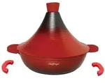 Aluguss Tajine Tagine &Oslash;32cm Induktion Silikongriffe Gartopf Dampfgarer Br&auml;ter...