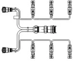 HELLA 8KA 340 819-431 Kabelsatz, Heckleuchte EasyConn - 15/7-polig - 15...