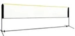 vidaXL Badmintonnetz Verstellbar 500x103x94-158 cm Metall