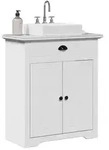 vidaXL Waschbeckenunterschrank BODO Wei&szlig; 70x35x80 cm