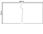 vidaXL Balkonsichtschutz Dunkelgrau 600 x 90 cm Poly-Rattan
