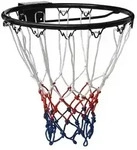 vidaXL Basketballring Schwarz 39 cm Stahl