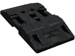 Schake Fu&szlig;platte, schwarz, Kunststoff, 800x400x120mm, 28 kg
