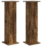 vidaXL Pflanzenst&auml;nder 2 pcs Ger&auml;ucherte Eiche 30,5 x 30 x 100,5 cm