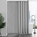 Duschvorhang Extra Gro&szlig; Grau Antibakteriell Waschbar 200x200cm