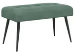 vidaXL Bank mit Knopfheftung Meergr&uuml;n 80 x 40 x 46 cm Samt