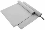 vidaXL Sporthandt&uuml;cher 2 pcs Grau 180 x 90 cm Polyester und Polyamid