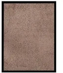 vidaXL Fu&szlig;matte Braun 60x80 cm