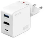 4smarts Netzladeger&auml;t GaN Flex HDMI wei&szlig;Ladeger&auml;t