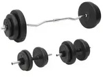 vidaXL Langhantel und Kurzhantel mit Gewichten 60 kg