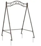 vidaXL Schaukelrahmen Antikbraun 113 x 121,5 x 168 cm Stahl