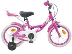 vidaXL Kinderfahrrad 16 Zoll f&uuml;r 4-6 Jahre alt Rosa