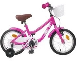 vidaXL Kinderfahrrad 12 Zoll f&uuml;r 2-4 Jahre alt Dunkelrosa