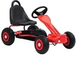vidaXL Pedal Go-Kart mit Luftreifen Rot