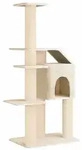 vidaXL Katzennbaum mit Sisal-Kratzs&auml;ulen Creme 183 cm