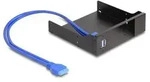 DELOCK 5.25 Metall Einbaurahmen f&uuml;r Slim Bay,USB 5 Gbps Hub