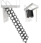 VEVOR Dachbodenleiter, Tragkraft 299,4 kg, passend f&uuml;r Deckenh&ouml;hen von...
