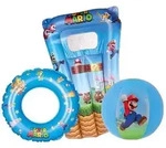 Super Mario Strandset Happy People 16190 3in1 Ball Schwimmring Matratze Pool...