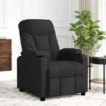 vidaXL Massagesessel Schwarz Stoff