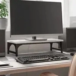 vidaXL Monitorst&auml;nder Grau Sonoma 55x23x14 cm Holzwerkstoff