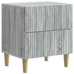 vidaXL Nachttisch Graues Sonoma 43 x 34,5 x 48 cm Holzwerkstoff
