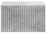 vidaXL Wandmontierter Nachttisch Betongrau 33 x 34,5 x 20 cm