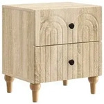 vidaXL Nachttisch Sonoma-Eiche 43 x 34,5 x 48 cm Holzwerkstoff