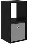 vidaXL Nachttisch Schwarz Eichen-Optik 30,5 x 27 x 59,5 cm