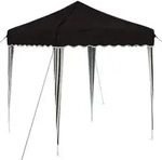 vidaXL Pop-up Partyzelt Schwarz 195 x 195 x 245 cm Oxford-Stoff