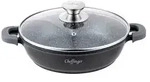 Servierpfanne Schmorpfanne Kochtopf Deckel Induktion &Oslash;32cm Aluguss Topf Pfanne