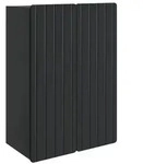 vidaXL Wandschrank Schwarz 66 x 34,5 x 92 cm Holzwerkstoff
