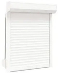 vidaXL Rollladen Wei&szlig; 80 x 100 cm Aluminium und Polyurethan