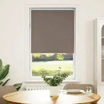vidaXL Verdunkelungsrollo Kaffeebraun 80x150cm Stoffbreite 75,7 cm
