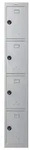 Phoenix PL1430GGC Schlie&szlig;fach Locker Grau - 1 Spind 4 T&uuml;ren -...