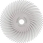 Radialb&uuml;rstenscheibe PREMIUM SUNBURST D.9,53mm K.120 wei&szlig; TYROLIT