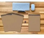 A 4 Notizblock - Set, 3+1 gratis, Luxury 80 Seiten MUSKAT Designerecycling,...