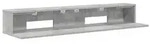 vidaXL Studiotisch Betongrau 152 x 36 x 19,5 cm Holzwerkstoff
