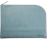Rhodia Rhodiarama Etui Kunstleder Rei&szlig;verschluss, 21x28 cm Wassergr&uuml;n 116735C