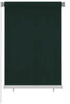 vidaXL Au&szlig;enrollo 100x140 cm Dunkelgr&uuml;n HDPE