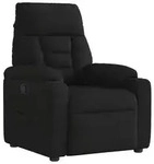 vidaXL Relaxsessel Schwarz Mikrofasergewebe