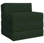 vidaXL Klappsofa Bett Dunkelgr&uuml;n 200 x 70 x 15 cm Stoff