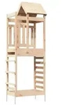 vidaXL Spielturm Braun 52,5 x 85 x 238 cm Massives Kiefernholz