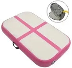 vidaXL Aufblasbare Gymnastikmatte mit Pumpe 60x100x10 cm PVC Rosa