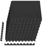 vidaXL Fu&szlig;matten 24 pcs Schwarz 8,64 m2 EVA-Schaum