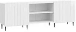 vidaXL TV-Schr&auml;nk Hochglanz Wei&szlig; 150 x 31 x 52 cm Holzwerkstoff