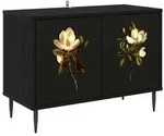 vidaXL TV-Schrank BREMEN 69 x 33 x 50,5 cm Schwarz Eichen-Optik