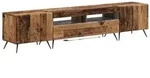 vidaXL 5-teiliges LED TV Schrank Altholz Holzwerkstoff