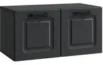 vidaXL Wandmontierter TV-Schrank Schwarz 59,5 x 31 x 30 cm