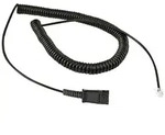 plusonic 100-009-P Headset-Kabel 1.00 m Schwarz