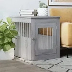 vidaXL Hundek&auml;fig im M&ouml;belstil Grau Sonoma 55x75x65 cm Holzwerkstoff